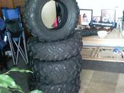 set of 4 atv (quad ) tires 