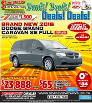 2016 Dodge Grand Caravan SE Full Toronto