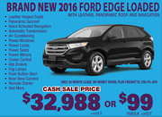 New 2016 Ford Edge Loaded