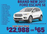 New 2017 Ford Escape SE Toronto